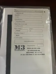 SCREW BOEING DIST SERV. INC / KLX P/N: MS35215-14